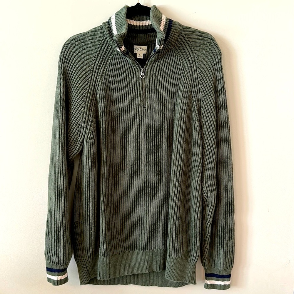 J. Crew men’s quarter zip sweater. Like brand new without tags